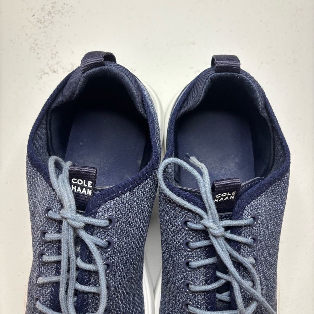 Cole Haan Men's Grand Plus Essex Distance Knit Oxford Shoes Sz 10 Preppy Coastal - Picture 9 of 11